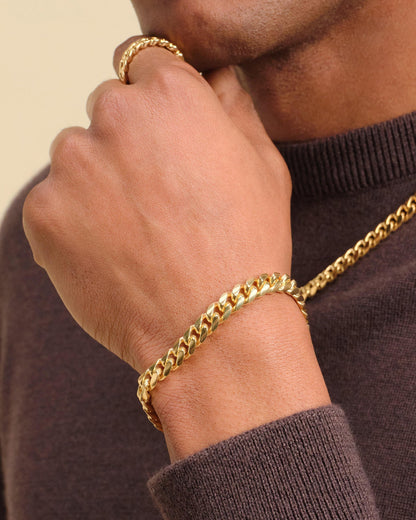 Cuban Link Bracelet-8mm/12mm