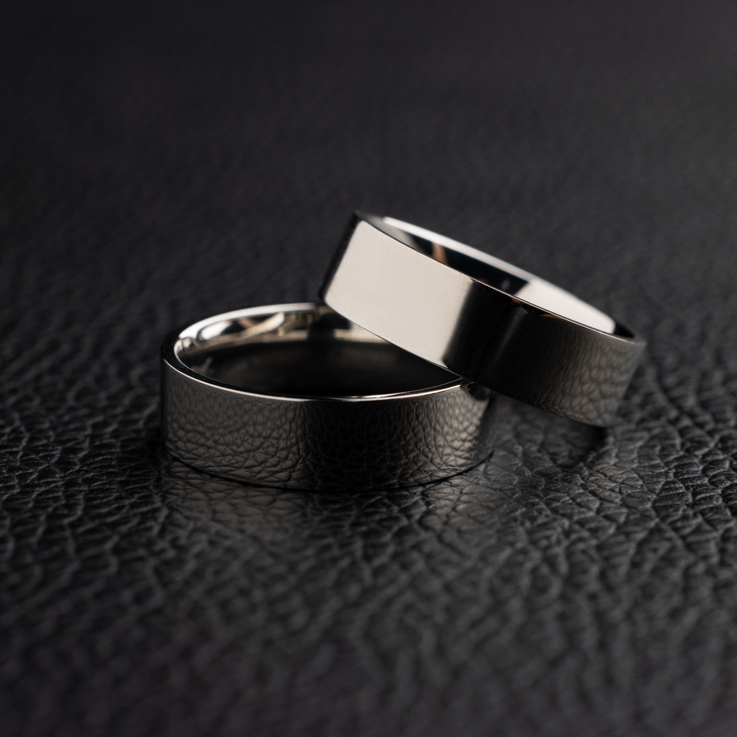 Flat Band Tungsten Ring