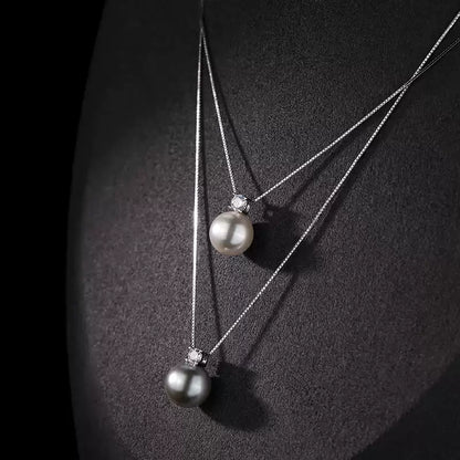 999 Silver Pearl Necklace