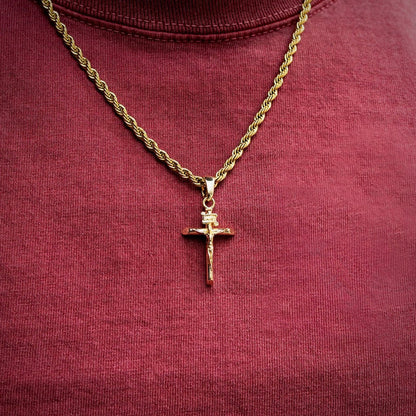 18K gold plated Cross Pendant Necklace