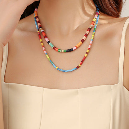 Colorful Ceramic Necklace