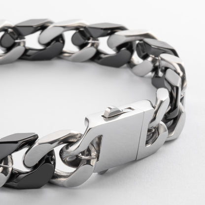 Ceramic Tungsten Spliced Bracelet / Necklace