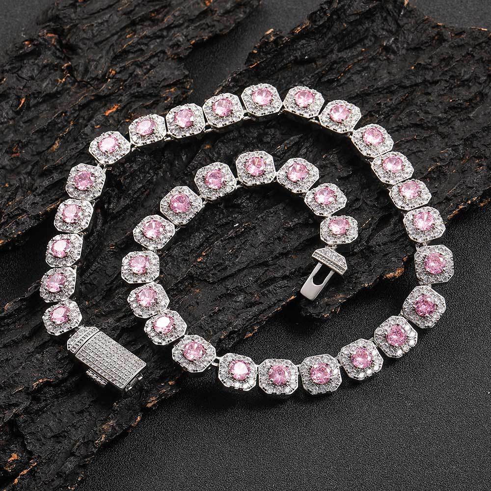 Rock Sugar Zircon Bracelet & Necklace