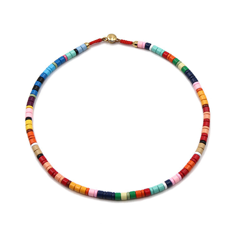 Colorful Ceramic Necklace