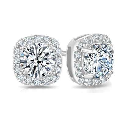 Square Zirconia Earring