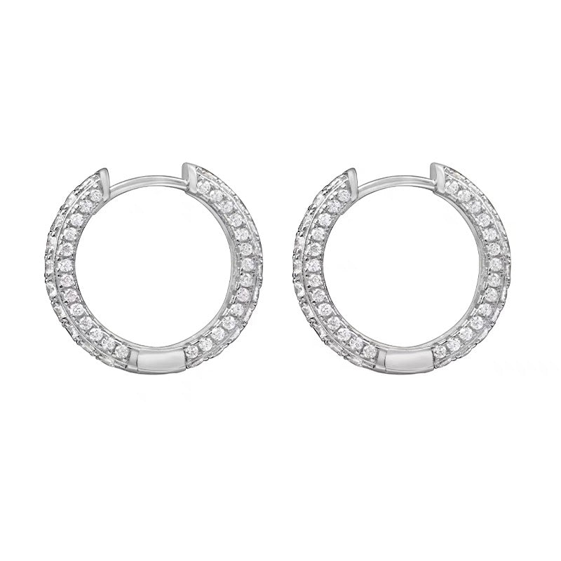 BOUCLE D'OREILLE ZIRCON S925