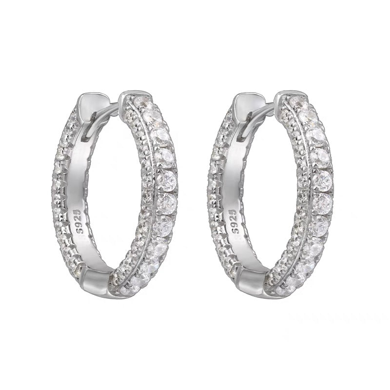 BOUCLE D'OREILLE ZIRCON S925