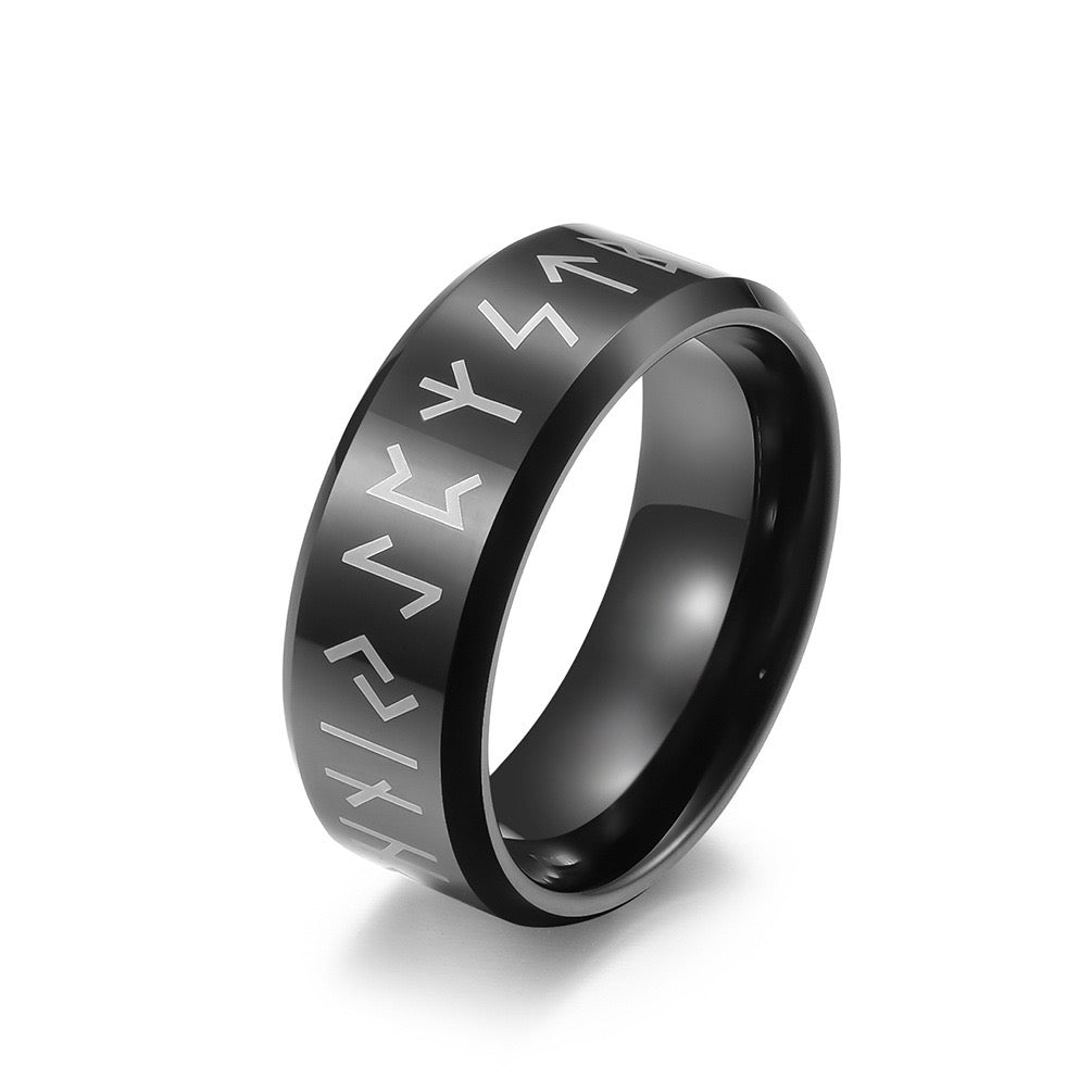 8MM VIKING TUNGSTEN RING