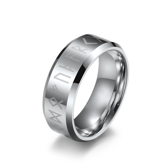 ANILLO VIKINGO DE TUNGSTENO 8MM