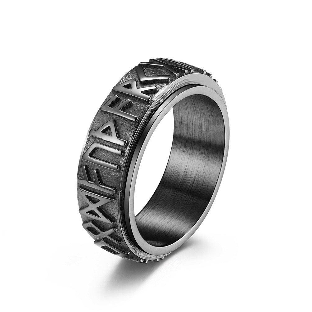 8MM ROTATABLE TITANIUM RING