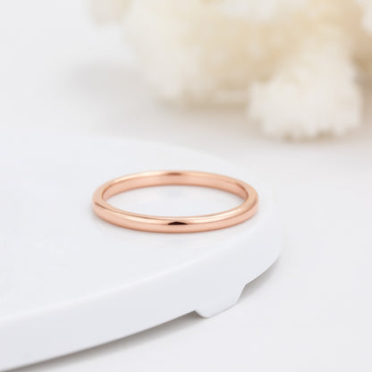 BAGUE MINIMALISTE EN TUNGSTÈNE 2MM