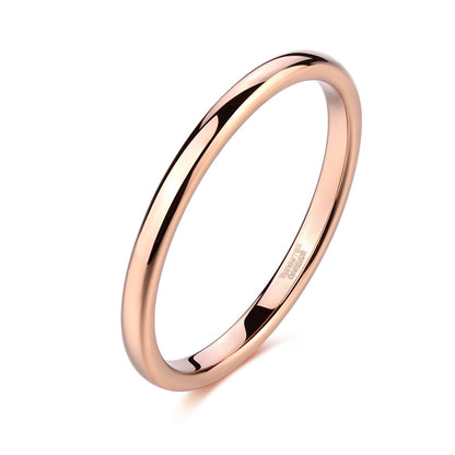 BAGUE MINIMALISTE EN TUNGSTÈNE 2MM