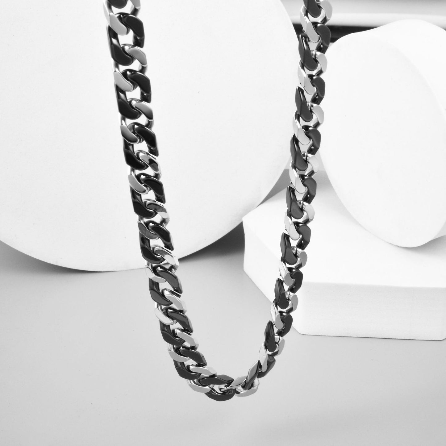 Ceramic Tungsten Spliced Necklace