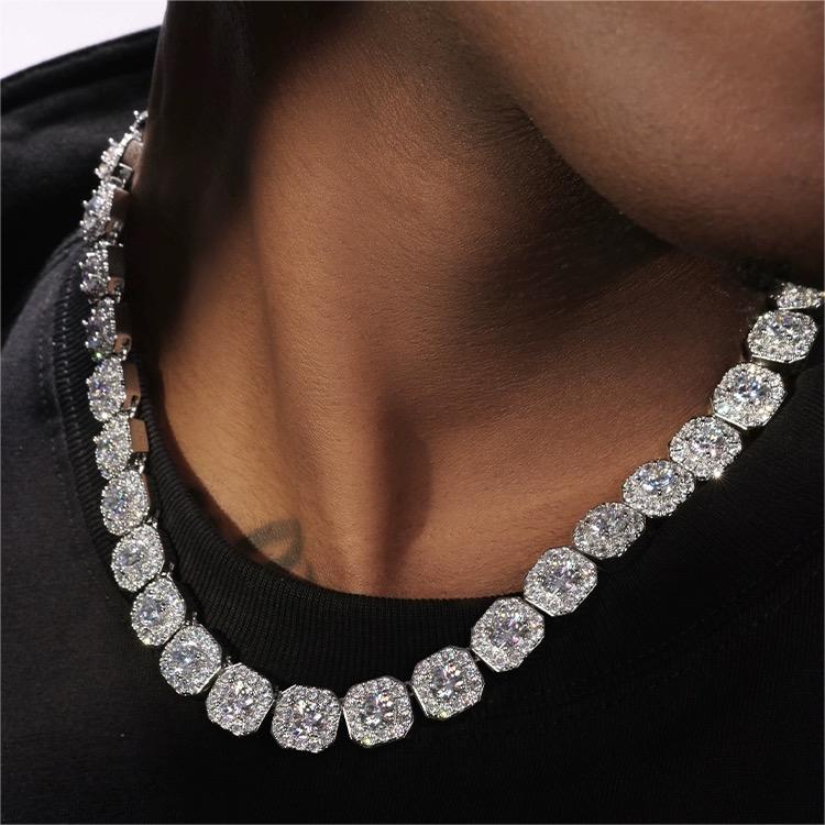 Rock Sugar Zircon Necklace