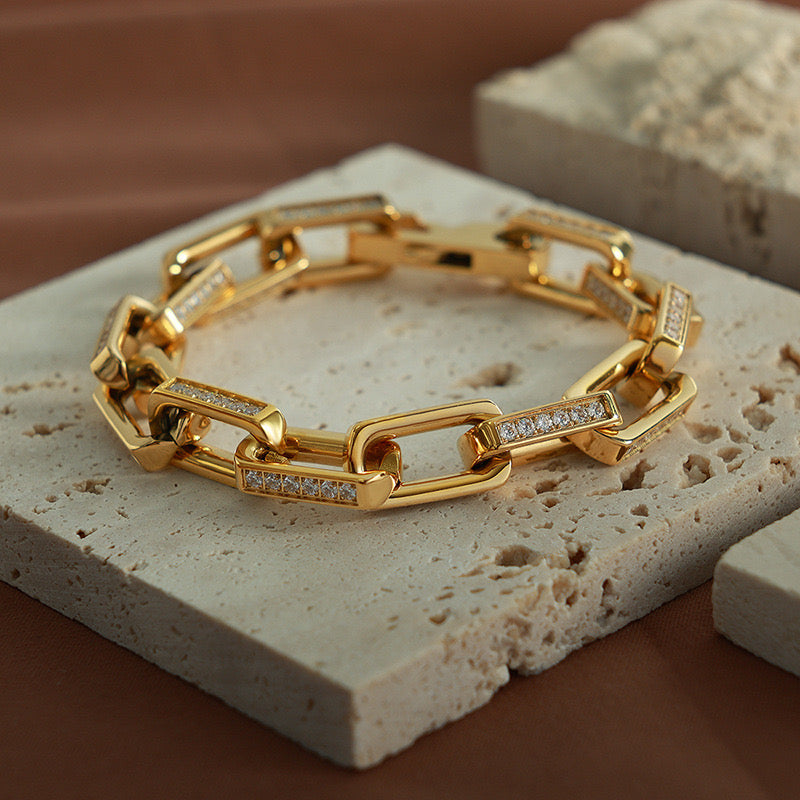 Zircon Square Bracelet