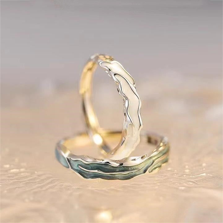 925 Sterling Silver Couple Ring