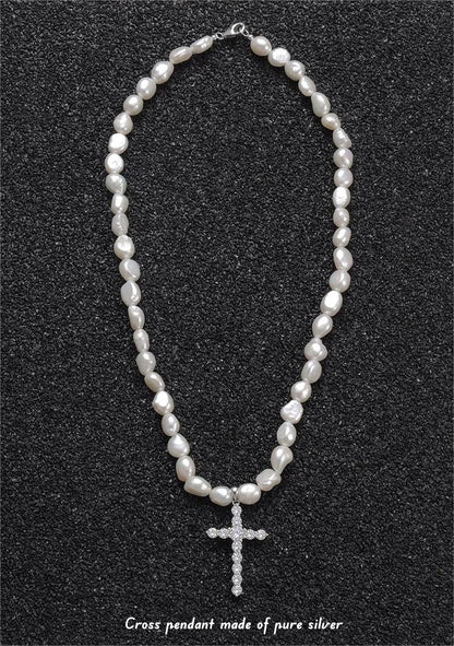 Unique-shaped Natural Pearl Necklace