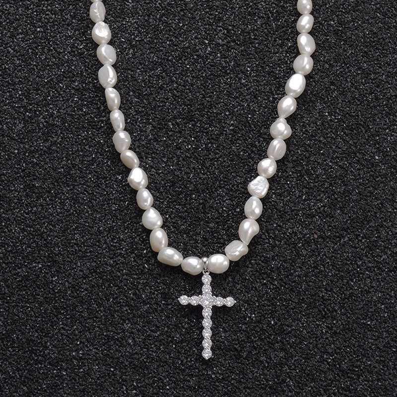 Unique-shaped Natural Pearl Necklace