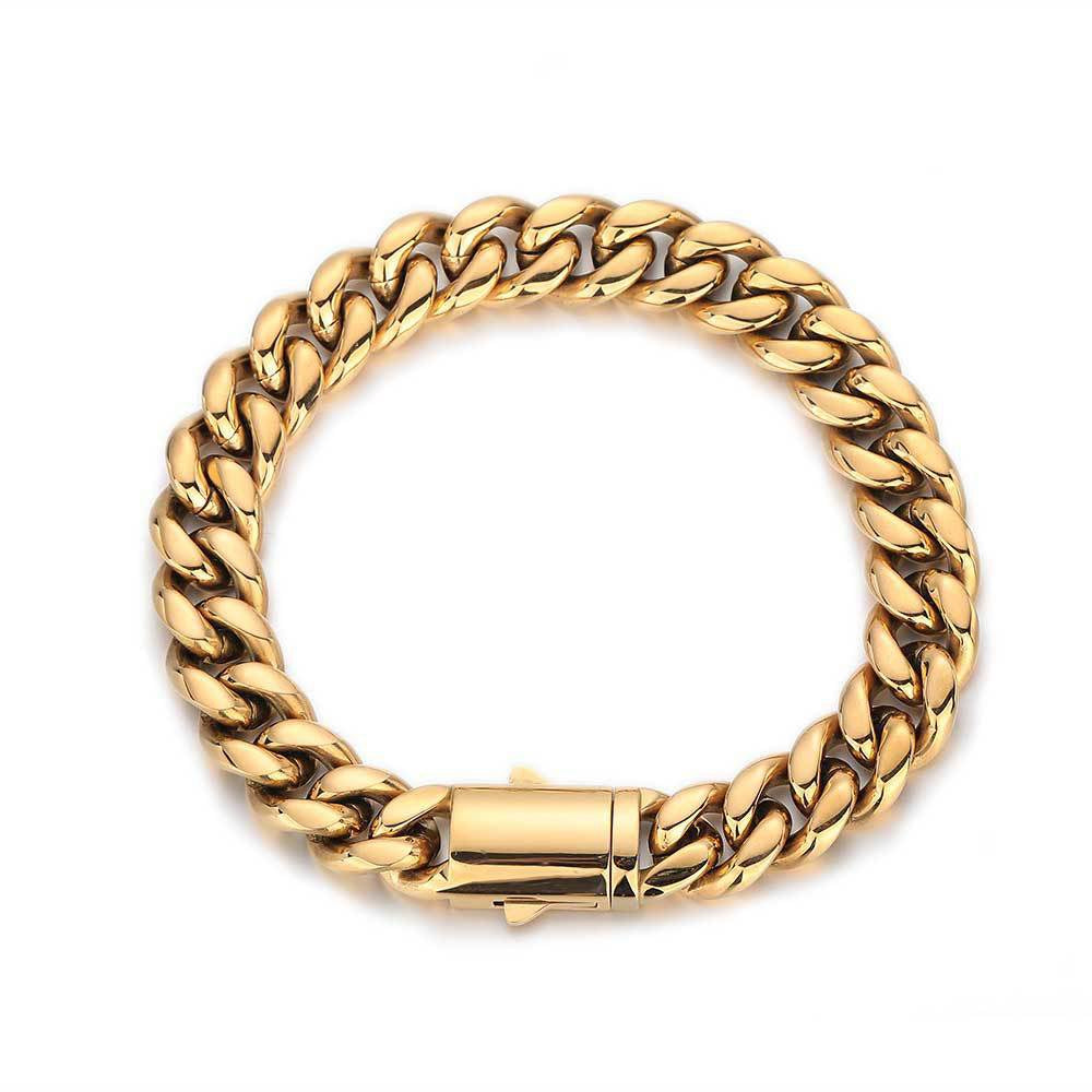 Cuban Link Bracelet-8mm/12mm