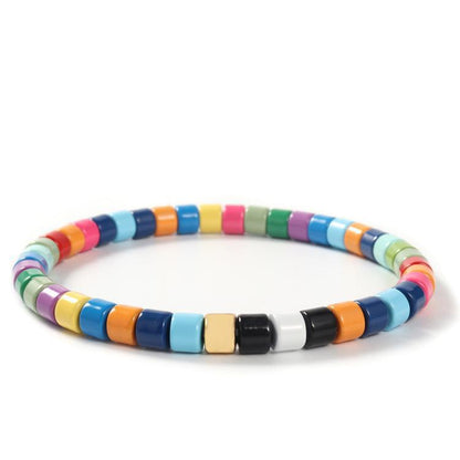 Women's Colorful Ceramic Bracelet