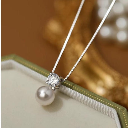 999 Silver Pearl Necklace