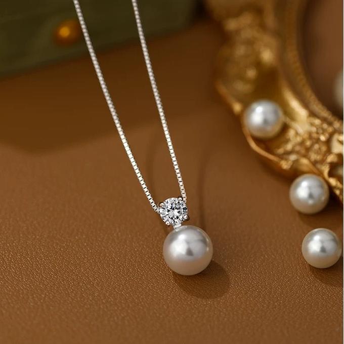 999 Silver Pearl Necklace