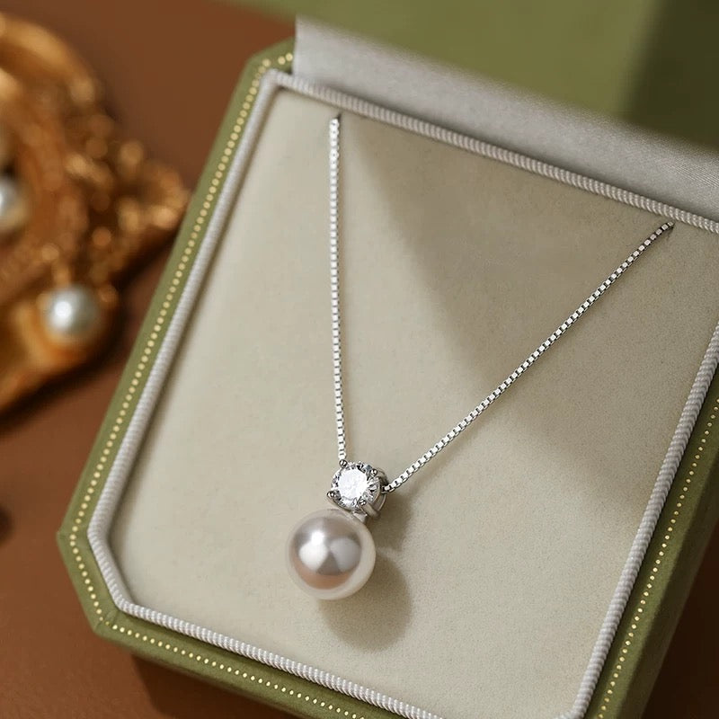 999 Silver Pearl Necklace