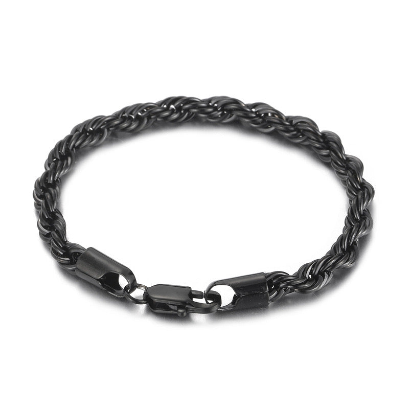 316L Stainless Steel Rope Bracelet