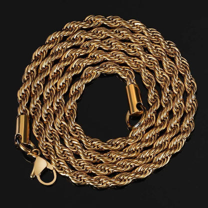 316L Stainless Steel Rope Bracelet