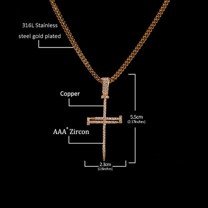 Nail Cross Necklace