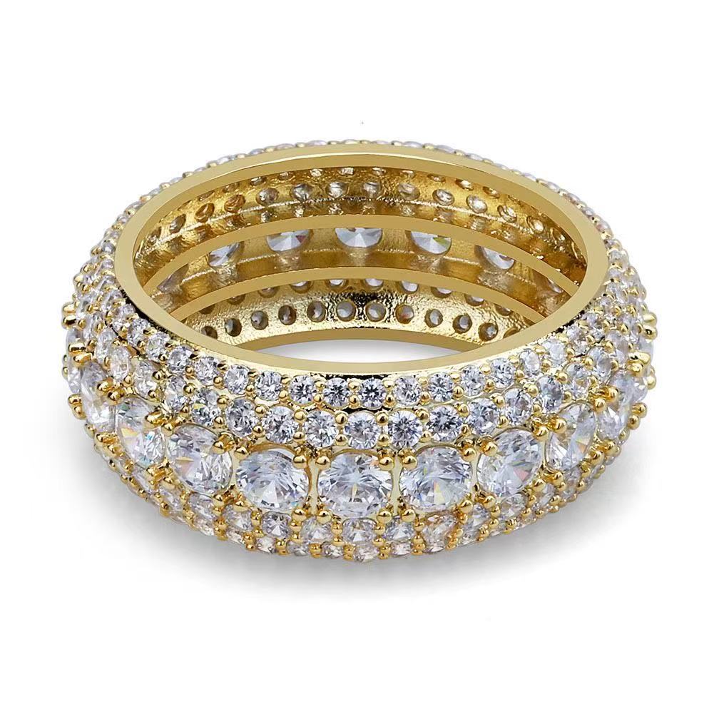 5 Layer Zircon Band Ring