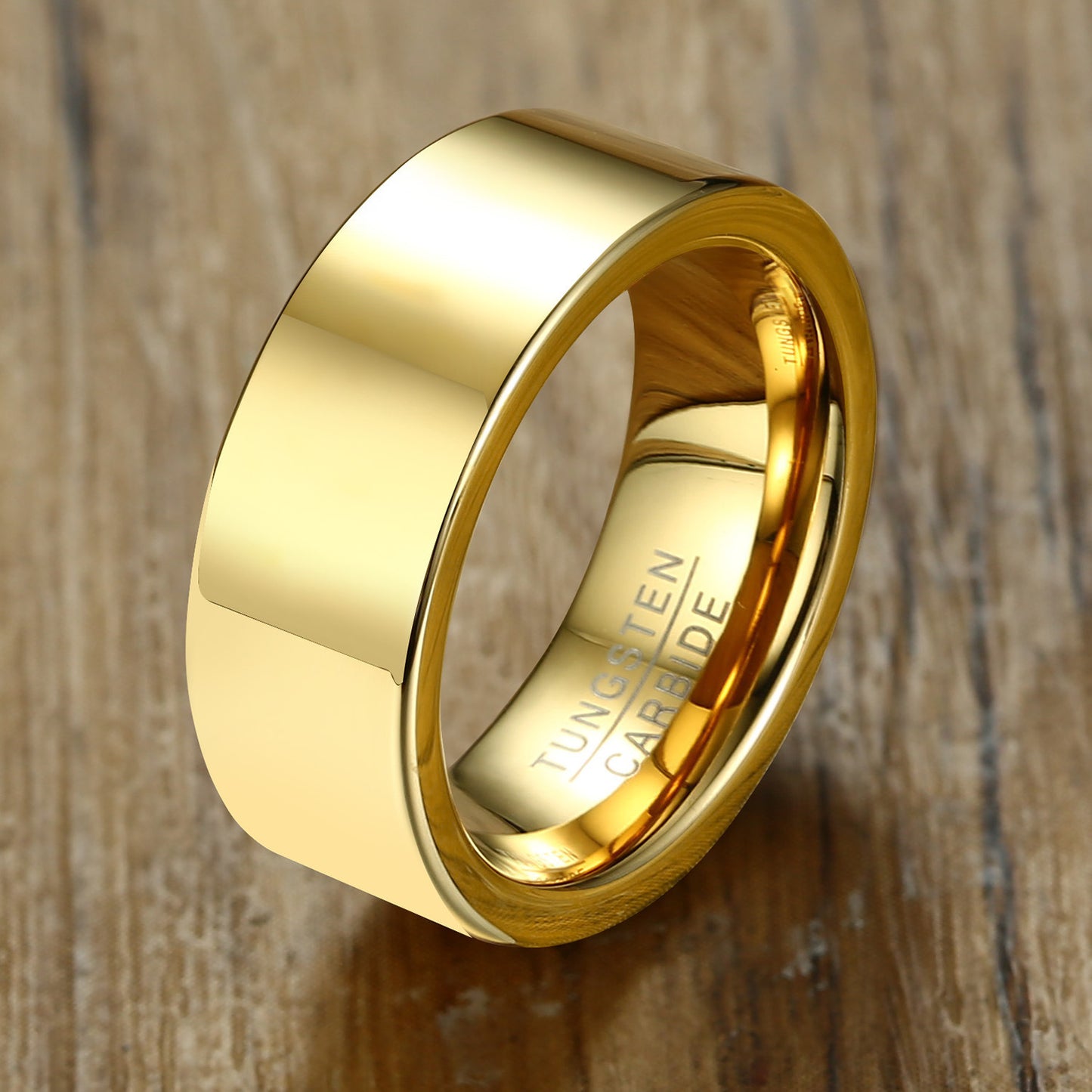 Flat Band Tungsten Ring