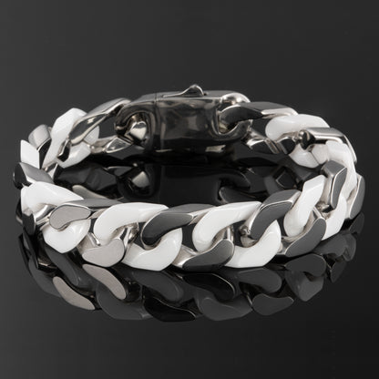 Ceramic Tungsten Spliced Bracelet / Necklace