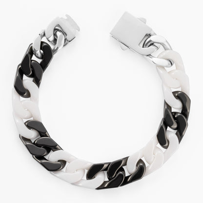 Panda Ceramic Cuban Bracelet